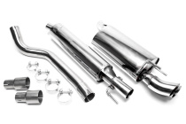 Opel Corsa B S93 1993-2000 Rostfritt Sportavgassystem Catback TA Technix